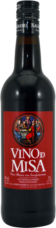 Бесплатная доставка | Крепленое вино Nabal Vino de Misa D.O. Montilla-Moriles Андалусия Испания 75 cl