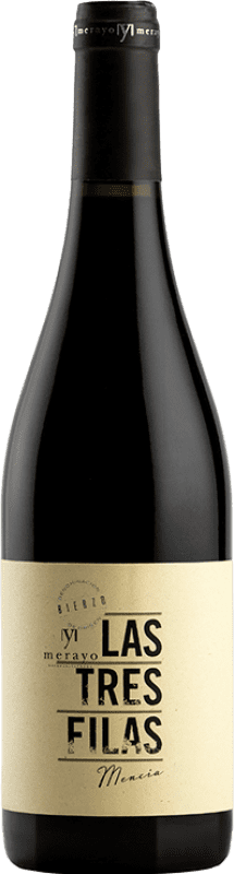 Free Shipping | Red wine Merayo Las Tres Filas D.O. Bierzo Castilla y León Spain Mencía 75 cl