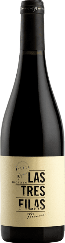 18,95 € Spedizione Gratuita | Vino rosso Merayo Las Tres Filas D.O. Bierzo