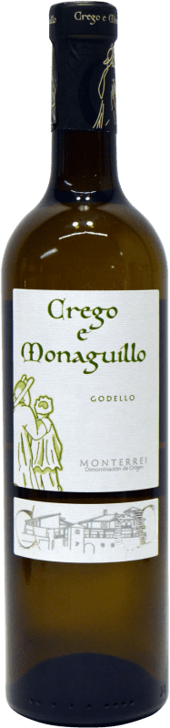 Бесплатная доставка | Белое вино Crego e Monaguillo D.O. Monterrei Галисия Испания Godello 75 cl