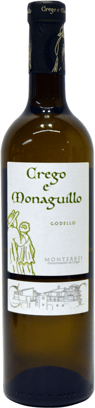 Envío gratis | Vino Blanco Crego e Monaguillo D.O. Monterrei Galicia España Godello 75 cl