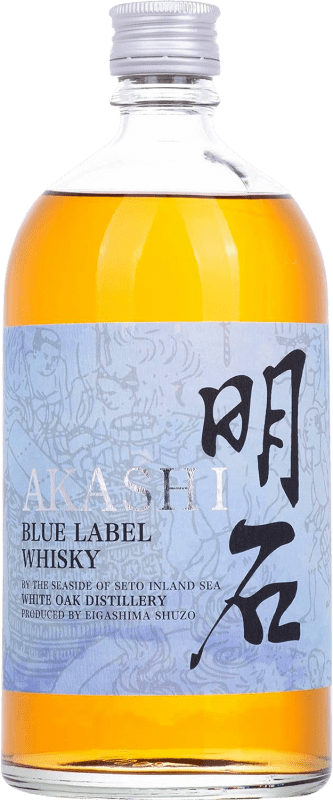 Бесплатная доставка | Виски из одного солода Eigashima Akashi Blue Label Япония 70 cl