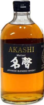 Free Shipping | Blended Whisky Eigashima Akashi Meïsei Japan Medium Bottle 50 cl