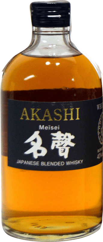 免费送货 | 威士忌混合 Eigashima Akashi Meisei 日本 瓶子 Medium 50 cl