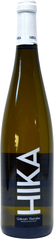 12,95 € | Белое вино Hika Txakolindegia Txakolí D.O. Getariako Txakolina Страна Басков Испания Chardonnay — Шардоне, Hondarribi Zuri 75 cl