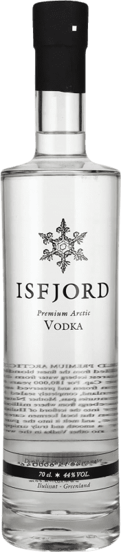 Spedizione Gratuita | Vodka Isfjord Artic Premium Danimarca 70 cl