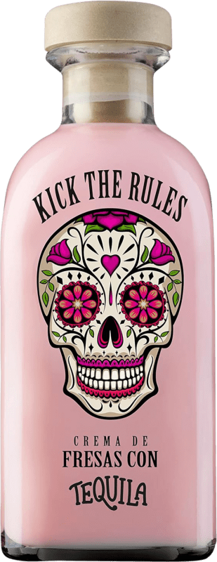 Spedizione Gratuita | Tequila Lasil Kick The Rules Crema de Fresas con Tequila Spagna 70 cl