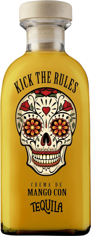 11,95 € Free Shipping | Tequila Lasil Kick The Rules Crema de Mango con Tequila Spain Bottle 70 cl