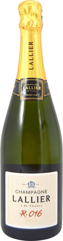 Free Shipping | White sparkling Lallier R.016 Brut A.O.C. Champagne Champagne France Pinot Black, Chardonnay 75 cl