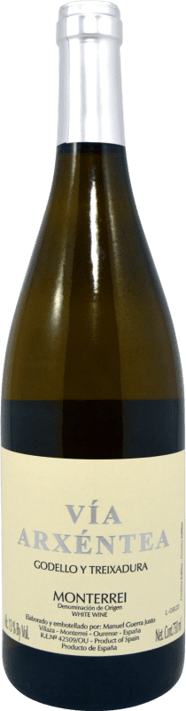 10,95 € | Vin blanc Manuel Guerra Vía Arxéntea Godello Treixadura D.O. Monterrei Galice Espagne Godello, Treixadura 75 cl