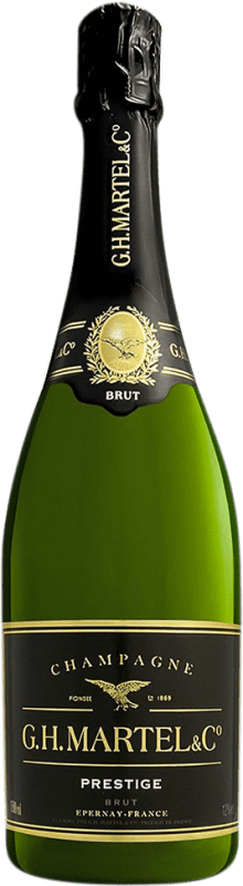 63,95 € Бесплатная доставка | Белое игристое G.H. Martel Prestige брют A.O.C. Champagne