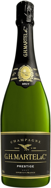 59,95 € Бесплатная доставка | Белое игристое вино G.H. Martel Prestige брют A.O.C. Champagne
