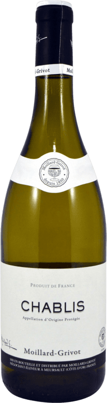 Envoi gratuit | Vin blanc Moillard Grivot A.O.C. Chablis France Chardonnay 75 cl