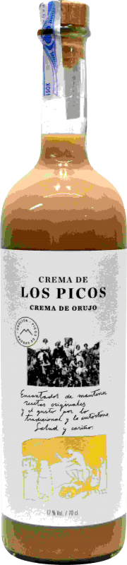 Free Shipping | Liqueur Cream Liébana Los Picos Crema de Orujo Spain 70 cl