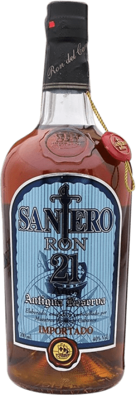 Бесплатная доставка | Ром Santana Santero Antigua Резерва Колумбия 21 Лет 70 cl