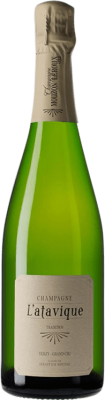 68,95 € Бесплатная доставка | Белое игристое вино Mouzon Leroux L'Atavique Verzy Grand Cru A.O.C. Champagne