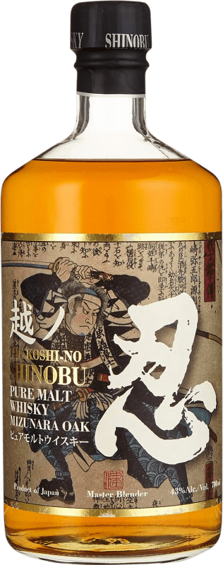 Бесплатная доставка | Виски из одного солода Shinobu The Koshi-No Mizunara Oak Tokinosakagura Япония 70 cl