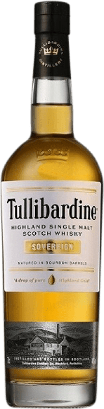 Envoi gratuit | Single Malt Whisky Tullibardine Sovereign Royaume-Uni 70 cl