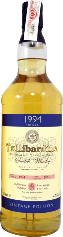 Envoi gratuit | Single Malt Whisky Tullibardine Vintage Edition Royaume-Uni 1 L