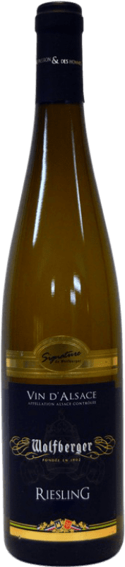 Envio grátis | Vinho branco Wolfberger A.O.C. Alsace Alsácia França Riesling 75 cl