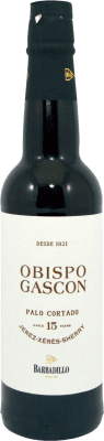 34,95 € Free Shipping | Fortified wine Barbadillo Obispo Gascón Palo Cortado D.O. Jerez-Xérès-Sherry Spain Palomino Fino Half Bottle 37 cl