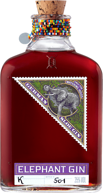 63,95 € 免费送货 | 金酒 Elephant Gin Sloe Gin 瓶子 Medium 50 cl