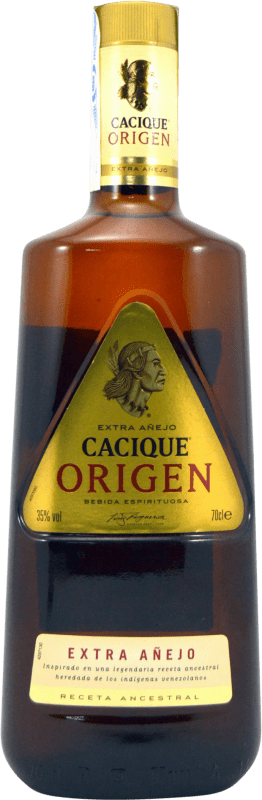 15,95 € Envío gratis | Ron Cacique Origen Extra Añejo
