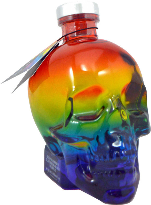 63,95 € Free Shipping | Vodka Brockmans Crystal Head Pride Limited Edition Canada Bottle 70 cl