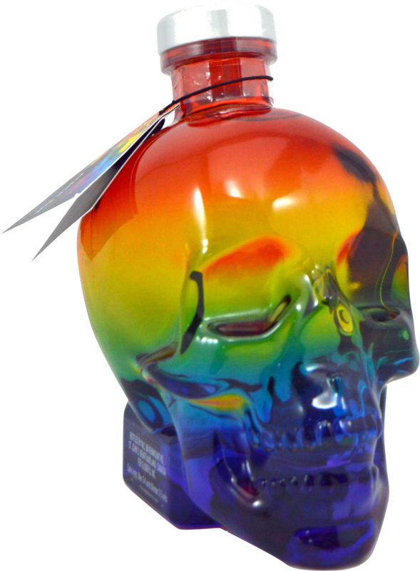 Envío gratis | Vodka Brockmans Crystal Head Pride Limited Edition Canadá 70 cl