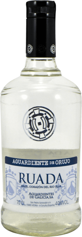 7,95 € Envio grátis | Aguardente Orujo Aguardientes de Galicia Ruada Blanco