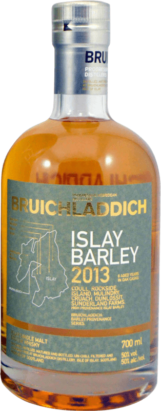75,95 € Free Shipping | Whisky Single Malt Bruichladdich Barley Islay United Kingdom Bottle 70 cl