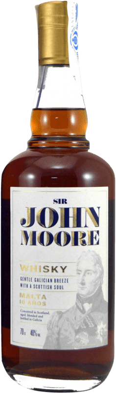 35,95 € | 威士忌单一麦芽威士忌 Sansutex John Moore 西班牙 10 岁 70 cl