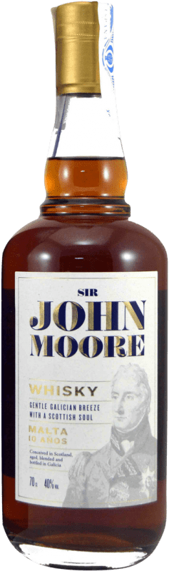 Free Shipping | Whisky Single Malt Sansutex John Moore Spain 10 Years 70 cl