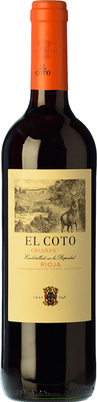 4,95 € 送料無料 | 赤ワイン Coto de Rioja 高齢者 D.O.Ca. Rioja ボトル Medium 50 cl