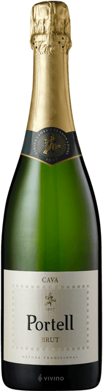 Envio grátis | Espumante branco Sarral Portell Brut D.O. Cava Catalunha Espanha Macabeo, Parellada 75 cl