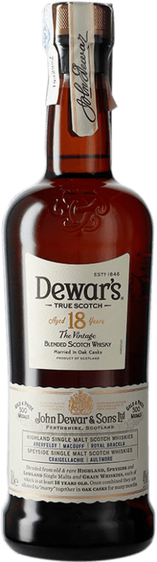 79,95 € | 威士忌混合 Dewar's 苏格兰 英国 18 岁 1 L