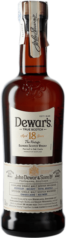 Free Shipping | Whisky Blended Dewar's Scotland United Kingdom 18 Years 1 L