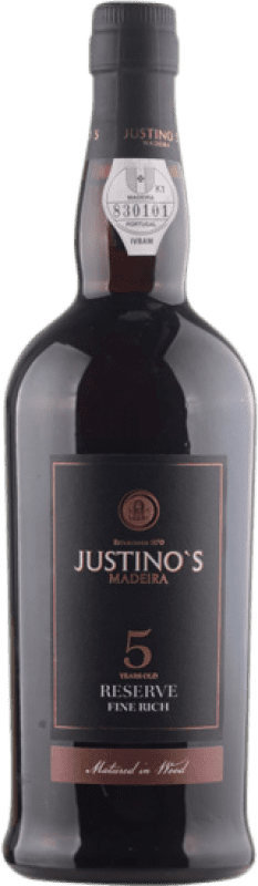 25,95 € | 强化酒 Justino's Madeira Fine Rich I.G. Madeira 葡萄牙 Negramoll 5 岁 75 cl