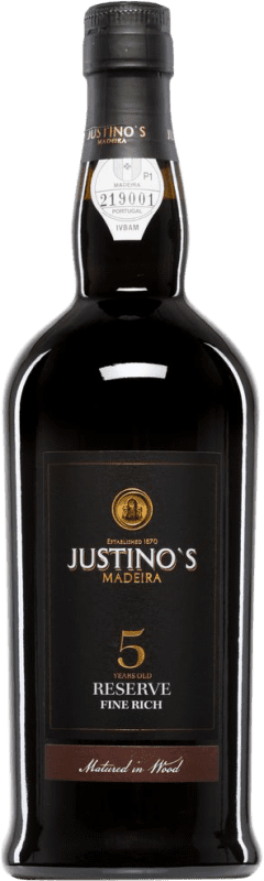 35,95 € 送料無料 | 強化ワイン Justino's Madeira Fine Rich I.G. Madeira 5 年