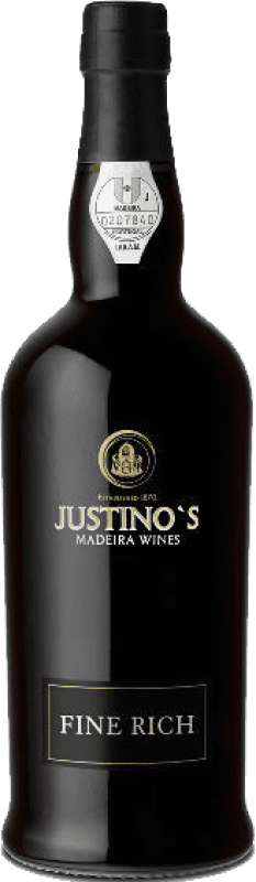 16,95 € | 强化酒 Justino's Madeira Fine Rich I.G. Madeira 马德拉 葡萄牙 3 岁 75 cl