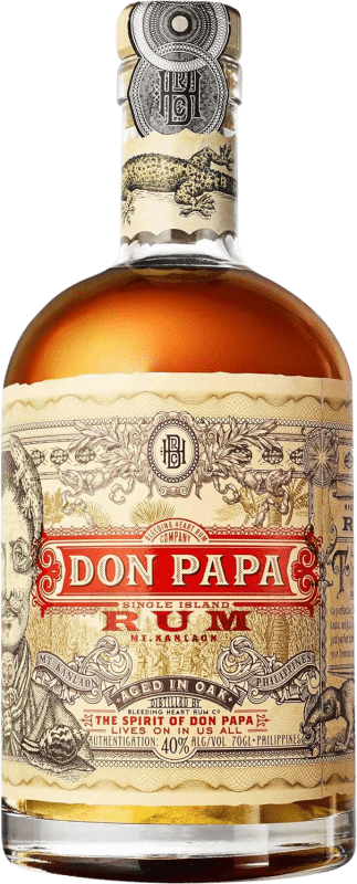 65,95 € Envio grátis | Rum Don Papa Rum Single Island 7 Anos