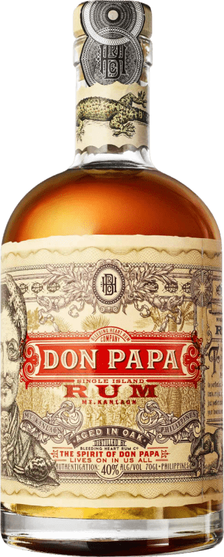 41,95 € | Ron Don Papa Rum Single Island Filipinas 7 Años 70 cl