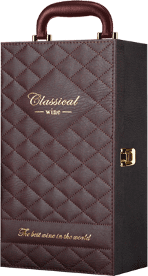 24,95 € | Packs MARRÓN - Estuche Maletín de LUJO para 2 Botellas de Vino y Set de 4 Accesorios Espanha Packs MARRÓN - Estuche Maletín de LUJO para 2 Botellas de Vino y Set de 4 Accesorios