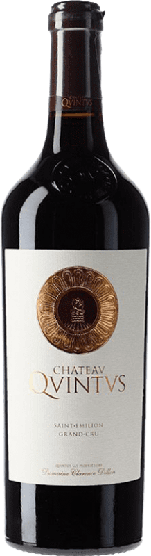 Free Shipping | Red wine Château Quintus A.O.C. Saint-Émilion Grand Cru Bordeaux France Merlot, Cabernet Franc 75 cl