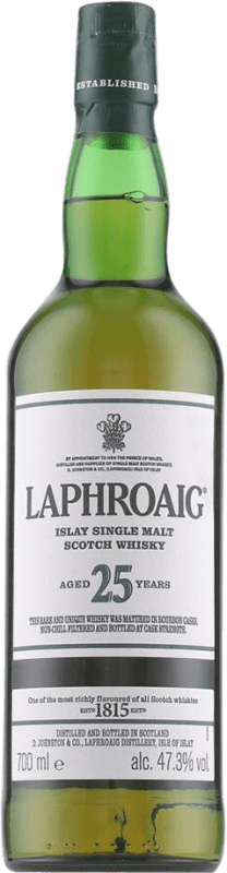 送料無料 | ウイスキーシングルモルト Laphroaig アイラ島 イギリス 25 年 70 cl