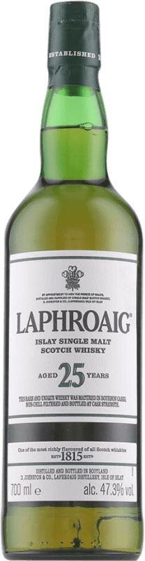 Free Shipping | Whisky Single Malt Laphroaig Islay United Kingdom 25 Years 70 cl