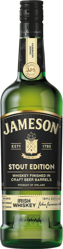 36,95 € | Whisky Blended Jameson Stout Edition Finished in Craft Beer Barrels Reserva Irlanda 1 L