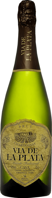 8,95 € Free Shipping | White sparkling Vía de la Plata Brut D.O. Cava