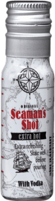 Envoi gratuit | Boîte de 24 unités Vodka Waldemar Behn Seaman's Shot Extra Hot Irlande Bouteille Miniature 4 cl