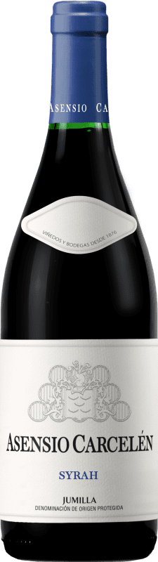 Envio grátis | Vinho tinto Asensio Carcelén Vendimia Media D.O. Jumilla Região de Múrcia Espanha Syrah Biológico 75 cl